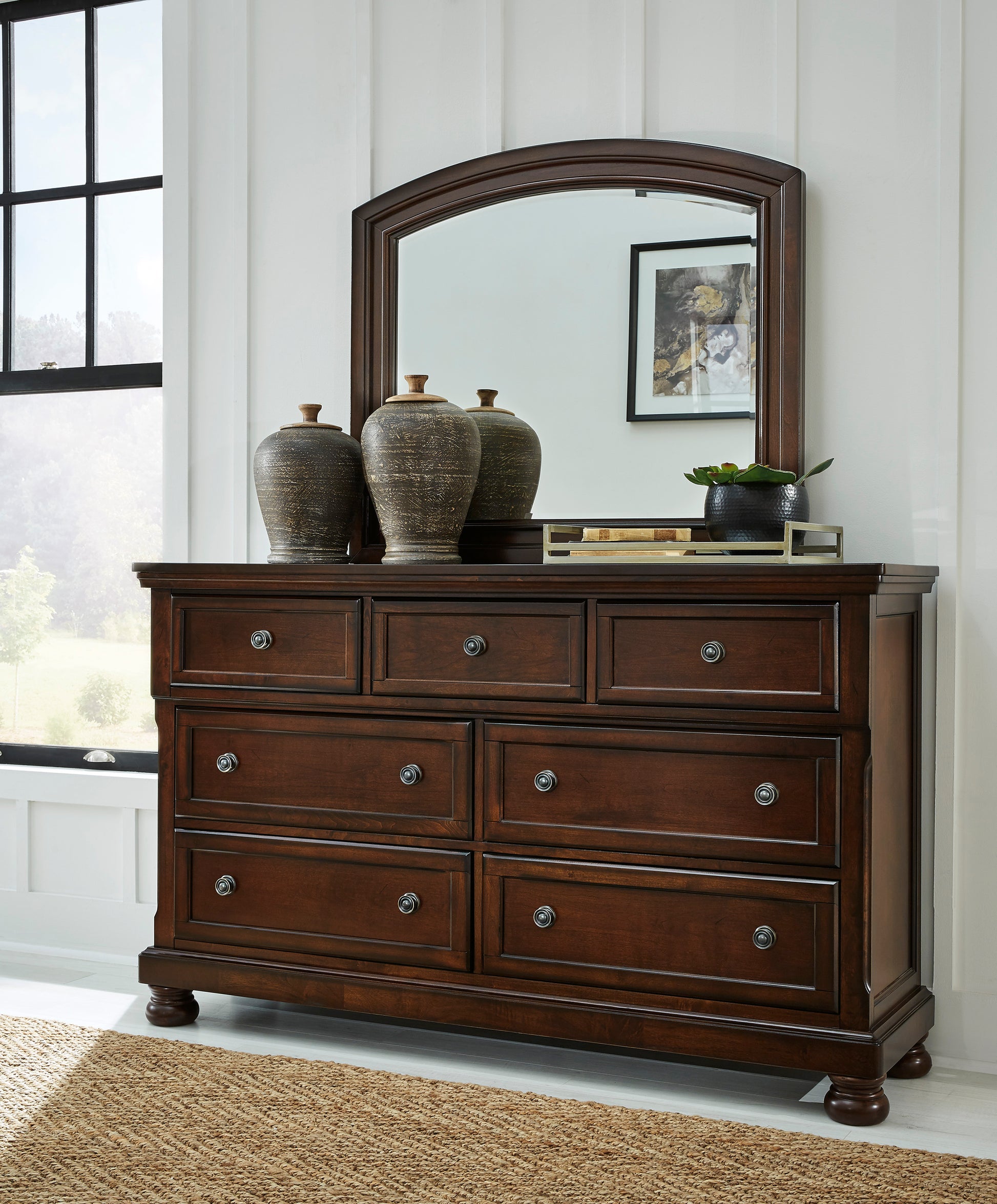 Paige Dresser and Mirror -