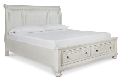 Robin Sleigh Storage Bed - King