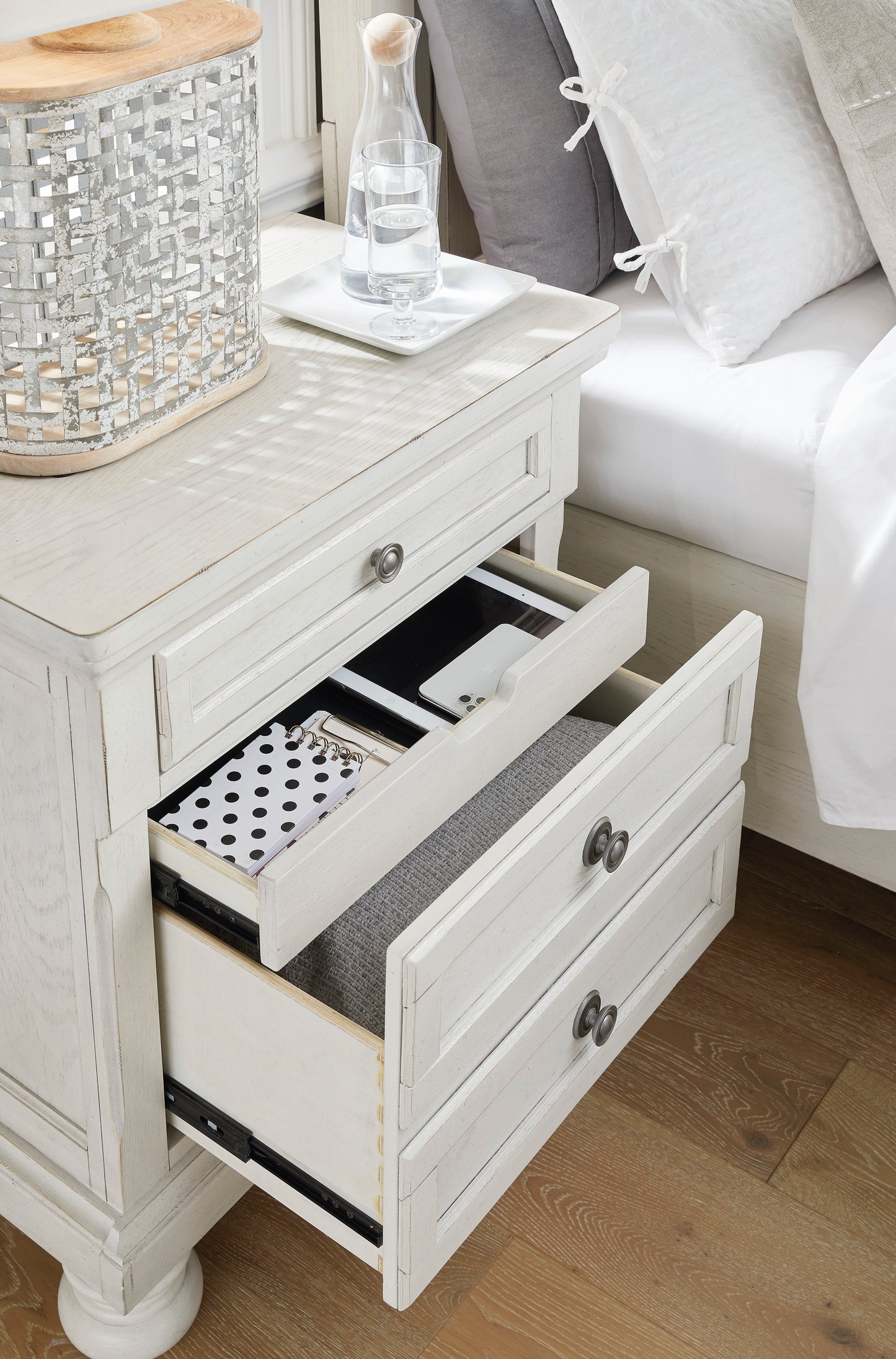 Robin Two Drawer Nightstand -