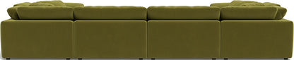 Fluffy 4 Corner U Sectional