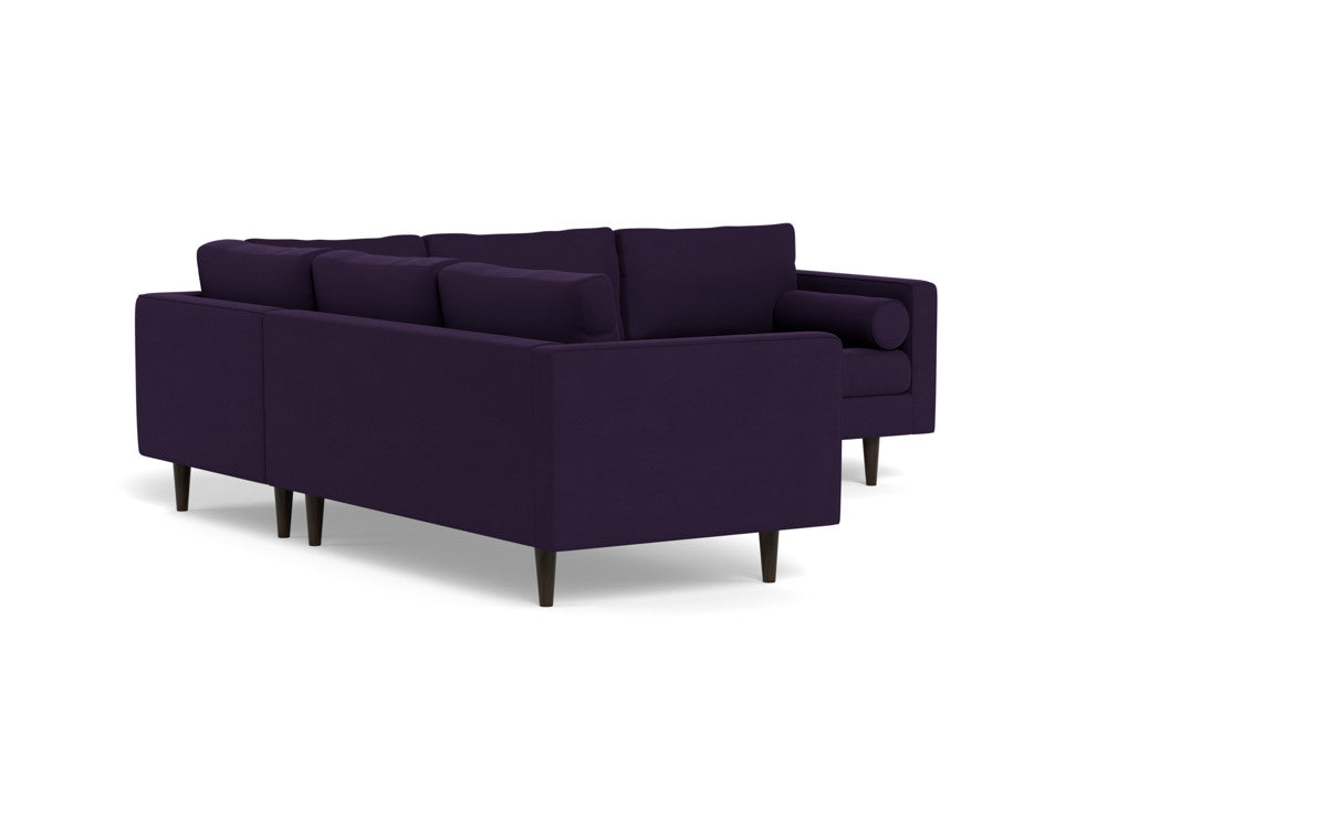 Ladybird 103" Corner Sectional - Superb Amethyst