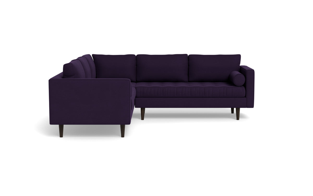 Ladybird 103" Corner Sectional - Superb Amethyst