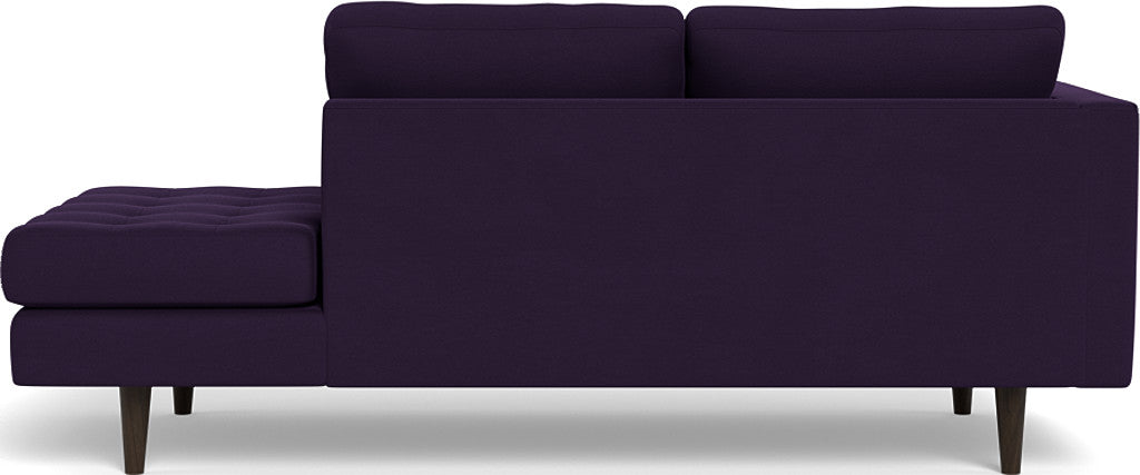 Ladybird 82" LAF Stand Alone Chaise - Superb Amethyst