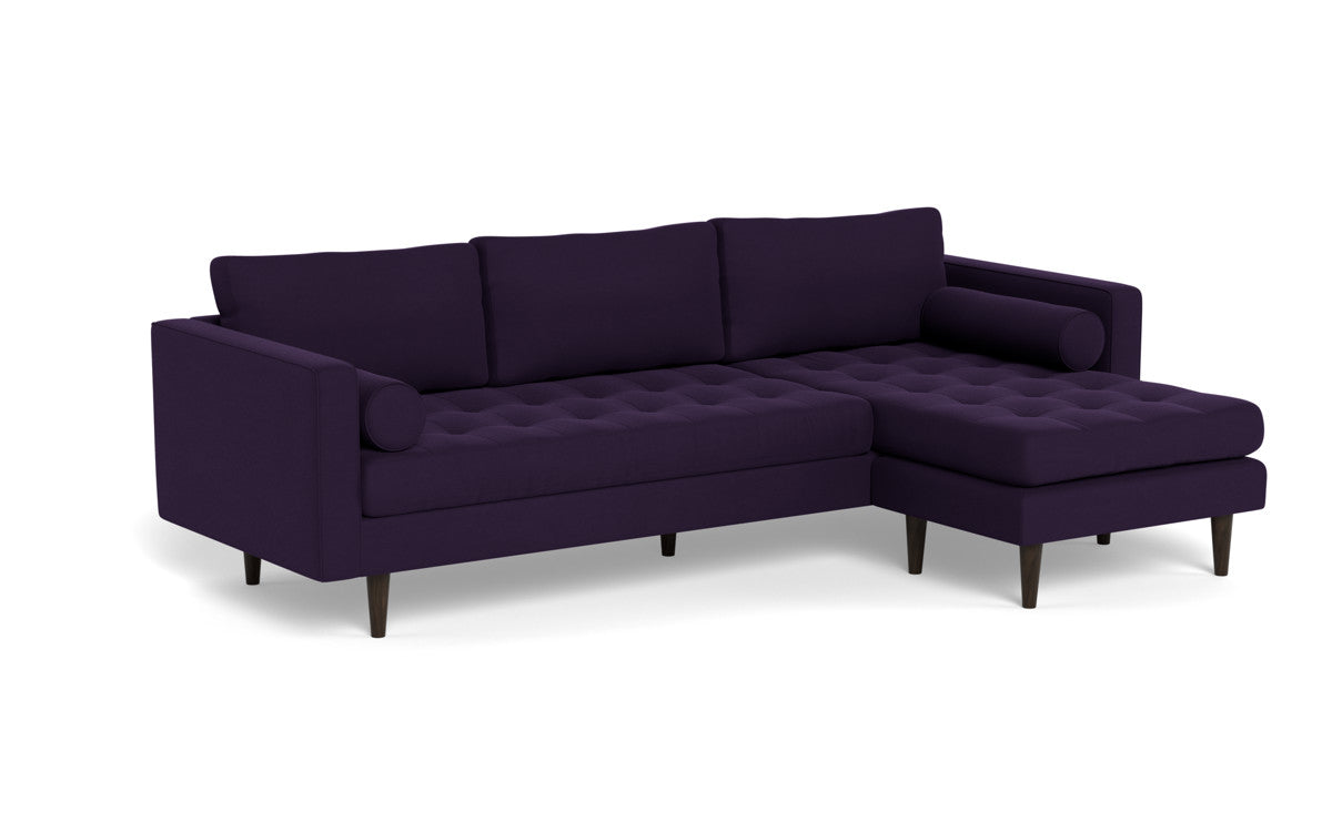 Ladybird 104" Reversible Sofa Chaise - Superb Amethyst