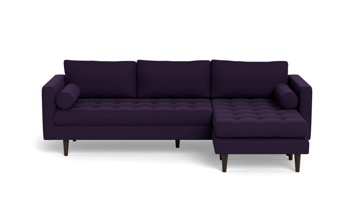 Ladybird 104" Reversible Sofa Chaise - Superb Amethyst