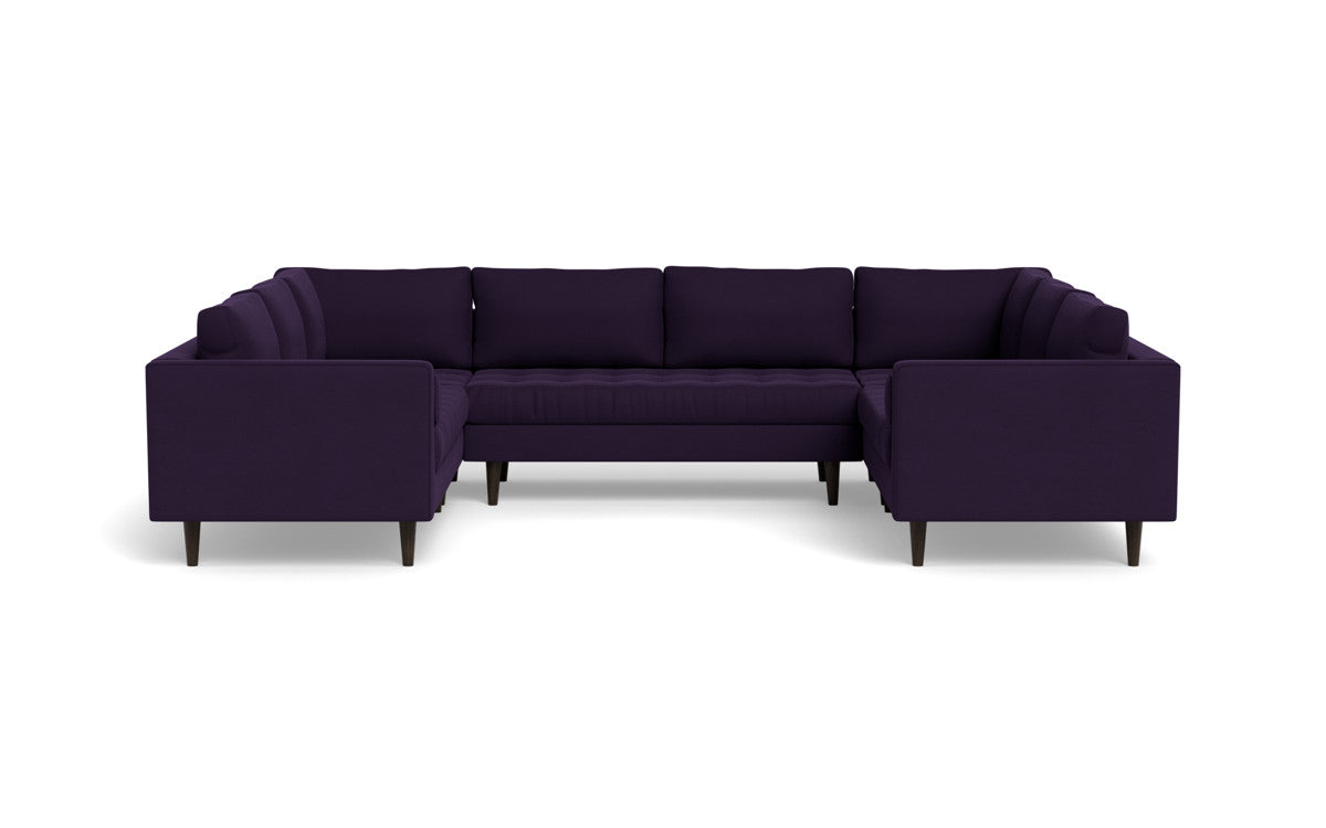 Ladybird 134" U Sectional - Superb Amethyst