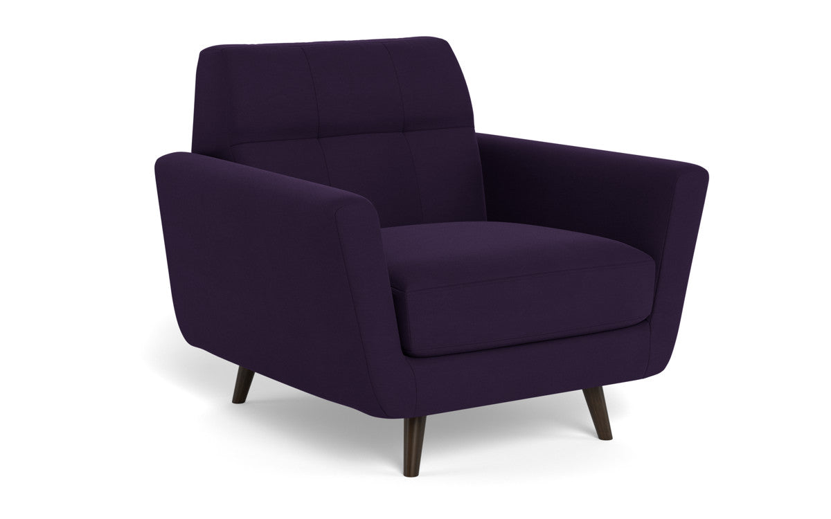 Lamar 42" Arm Chair - Superb Amethyst