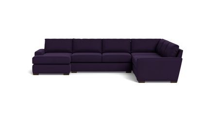 Mas Mesa 162" Deep Corner Sectionals w. Left Chaise - Superb Amethyst