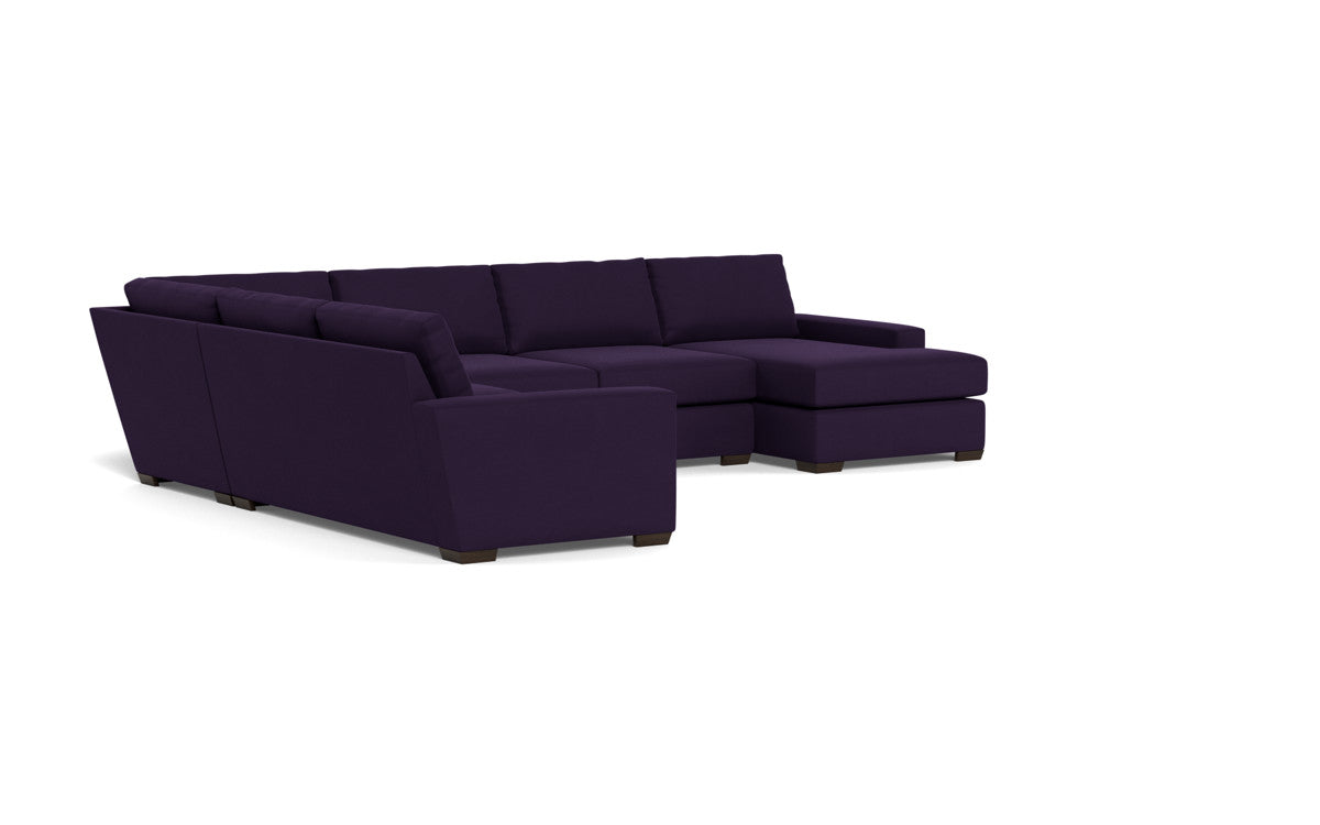 Mas Mesa 162" Deep Corner Sectionals w. Right Chaise - Superb Amethyst