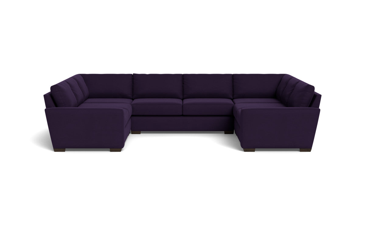 Mas Mesa 166" Deep Condo U Sectional - Superb Amethyst