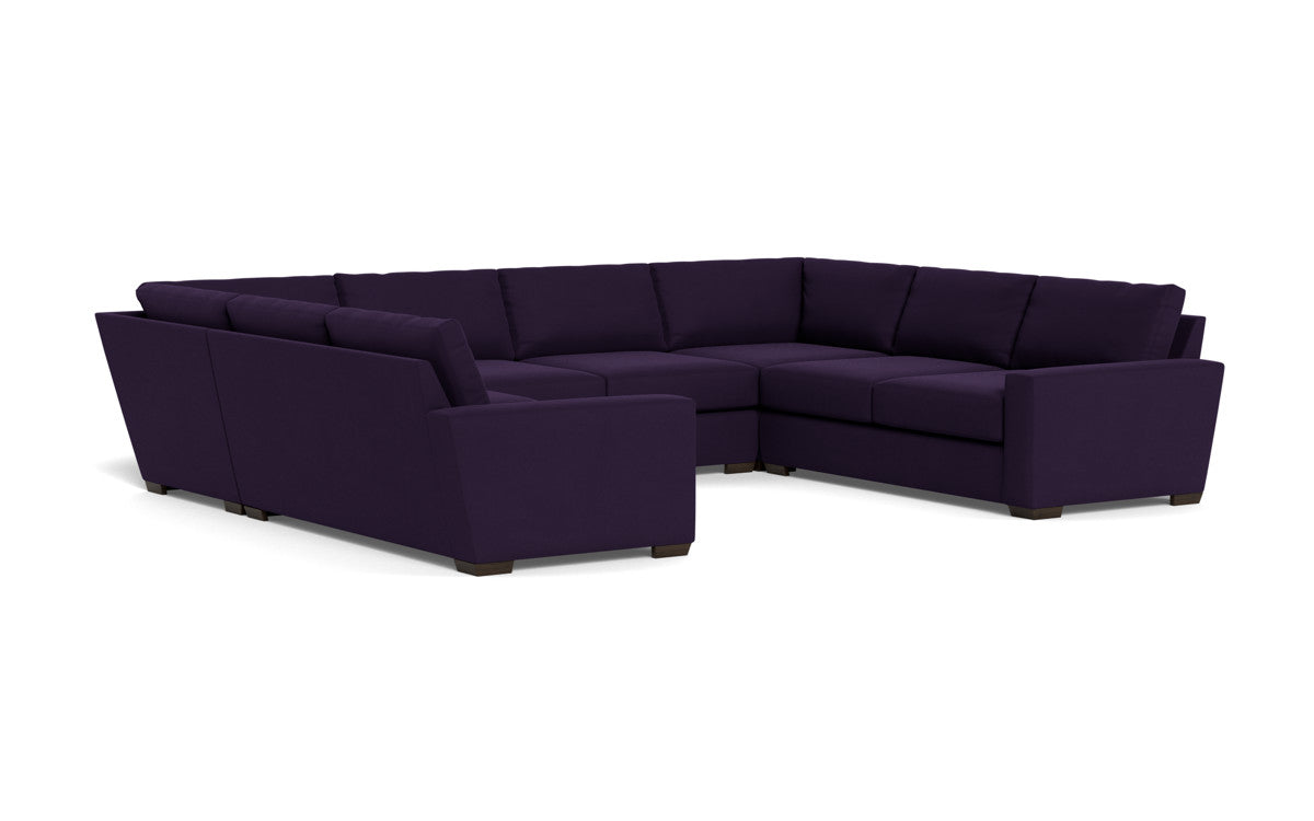 Mas Mesa 166" Deep Condo U Sectional - Superb Amethyst