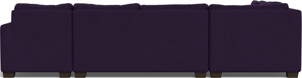 Track 141" Corner Sectionals w. Right Chaise - Superb Amethyst