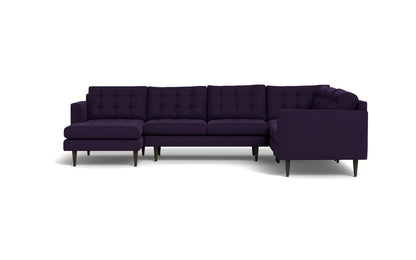 Wallace 131" Corner Sectionals w. Left Chaise - Superb Amethyst