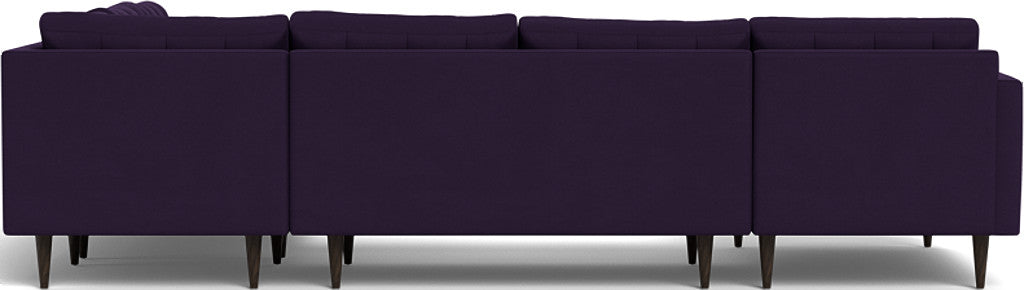 Wallace 131" Corner Sectionals w. Left Chaise - Superb Amethyst