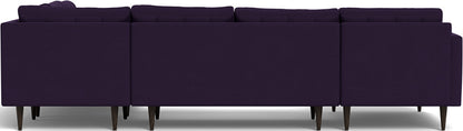 Wallace 131" Corner Sectionals w. Left Chaise - Superb Amethyst