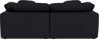 Fluffy 2 Piece Sofa w/Otto - Dream Onyx