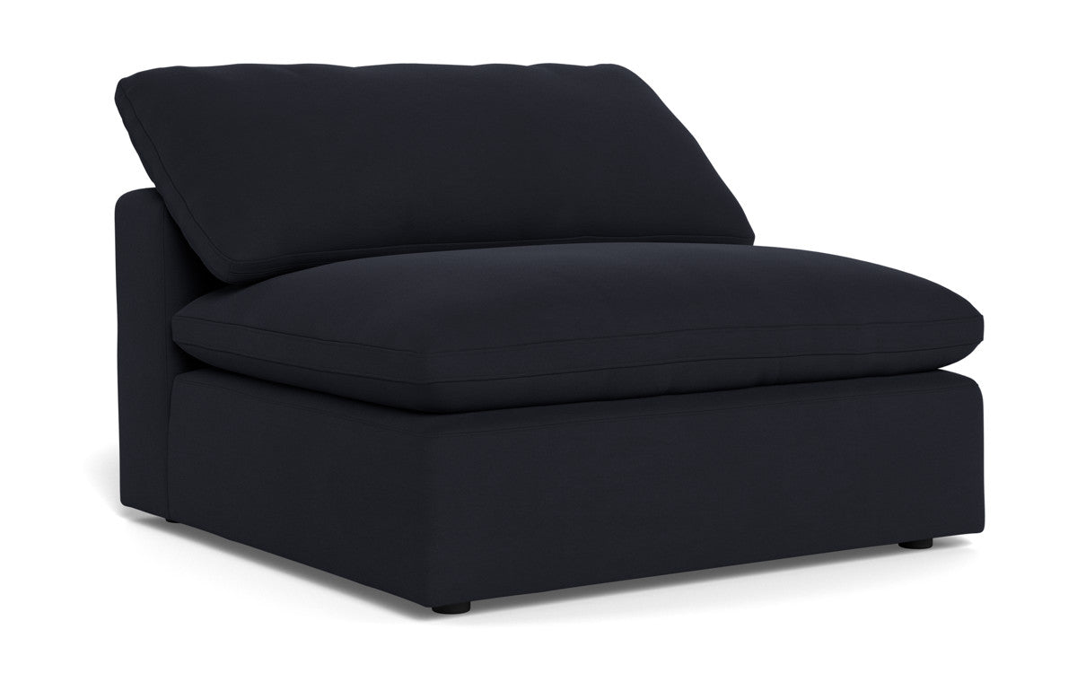 Fluffy Armless Chair - Dream Onyx