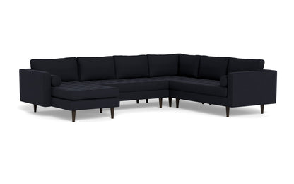 Ladybird 133" Corner Sectional with Left Chaise - Dream Onyx