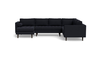 Ladybird 133" Corner Sectional with Left Chaise - Dream Onyx