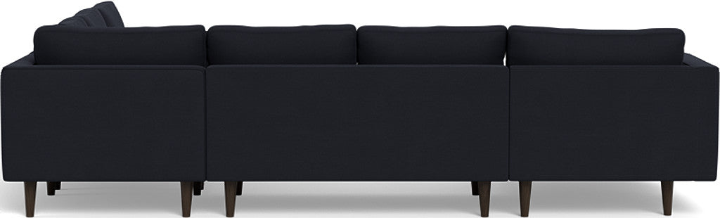 Ladybird 133" Corner Sectional with Left Chaise - Dream Onyx