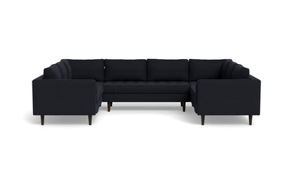 Ladybird 134" U Sectional - Dream Onyx