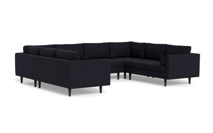 Ladybird 134" U Sectional - Dream Onyx