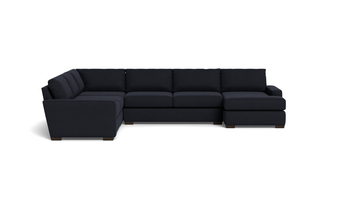 Mas Mesa 162" Deep Corner Sectionals w. Right Chaise - Dream Onyx