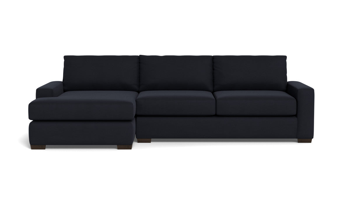 Mas Mesa 123" Deep Left Chaise Sectional - Dream Onyx