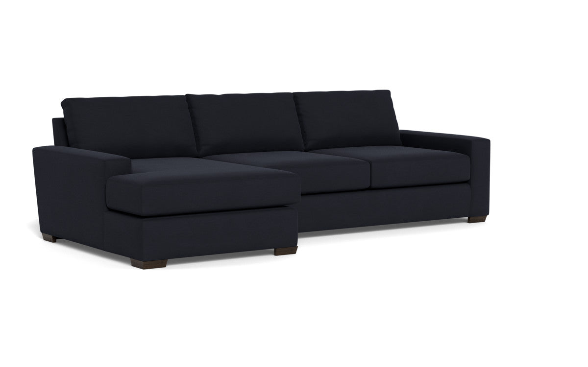 Mas Mesa 123" Deep Left Chaise Sectional - Dream Onyx