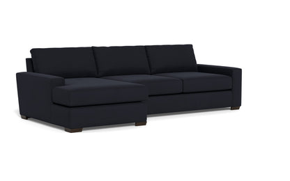 Mas Mesa 123" Deep Left Chaise Sectional - Dream Onyx