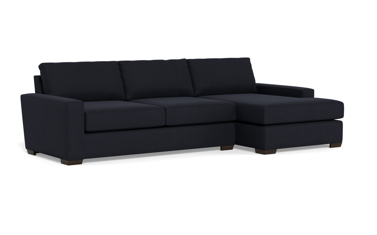 Mas Mesa 123" Deep Right Chaise Sectional - Dream Onyx