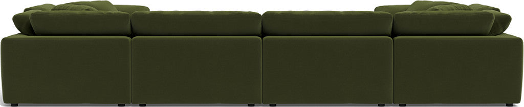 Fluffy 4 Corner U Sectional -