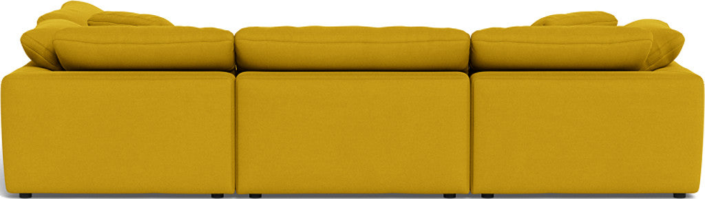 Fluffy 4 Piece Sectional w/Otto - Sorrento Sunflower