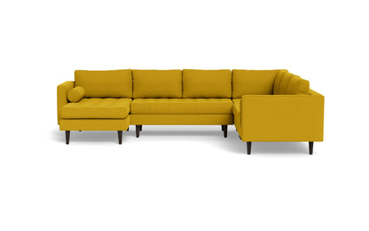 Ladybird 133" Corner Sectional with Left Chaise - Sorrento Sunflower