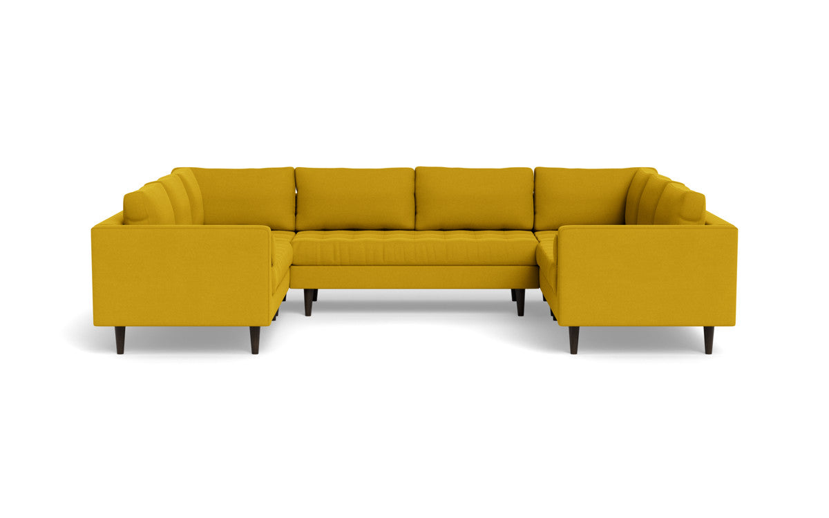 Ladybird 134" U Sectional - Sorrento Sunflower