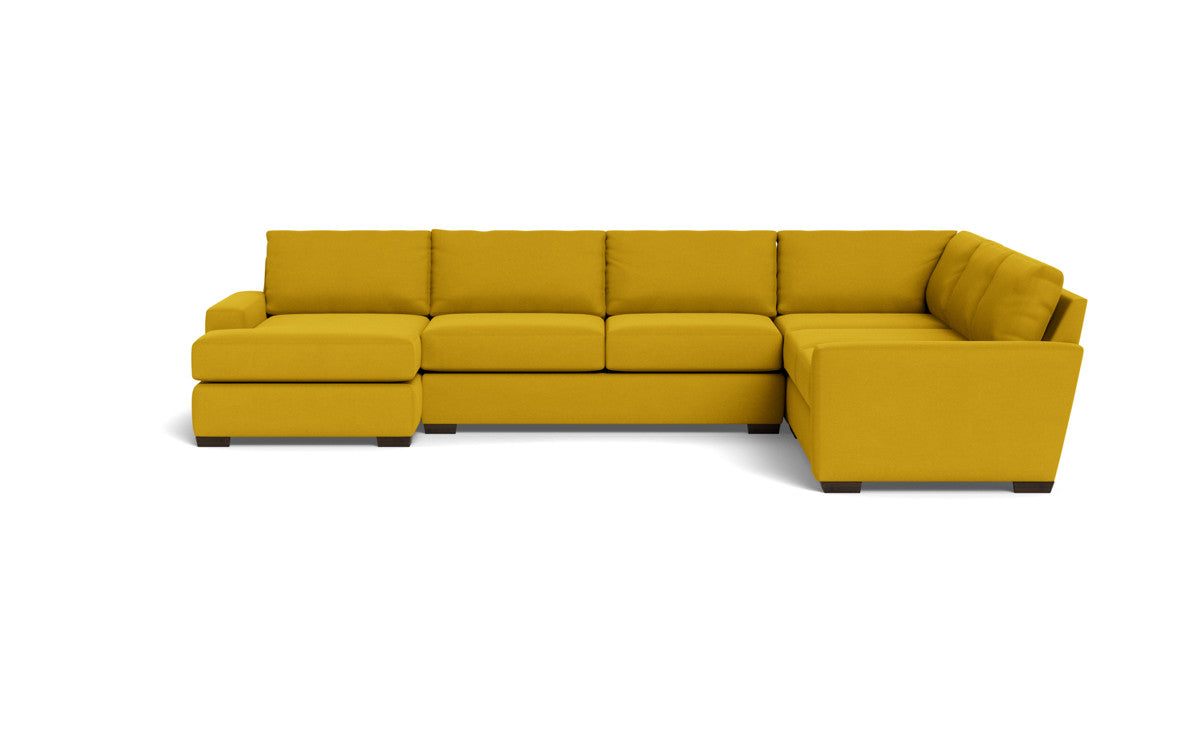 Mas Mesa 162" Deep Corner Sectionals w. Left Chaise - Sorrento Sunflower