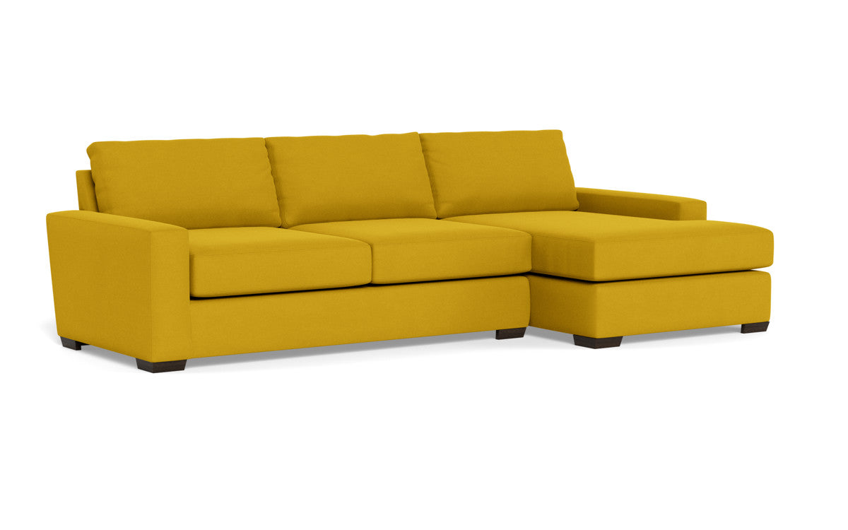 Mas Mesa 123" Deep Right Chaise Sectional - Sorrento Sunflower