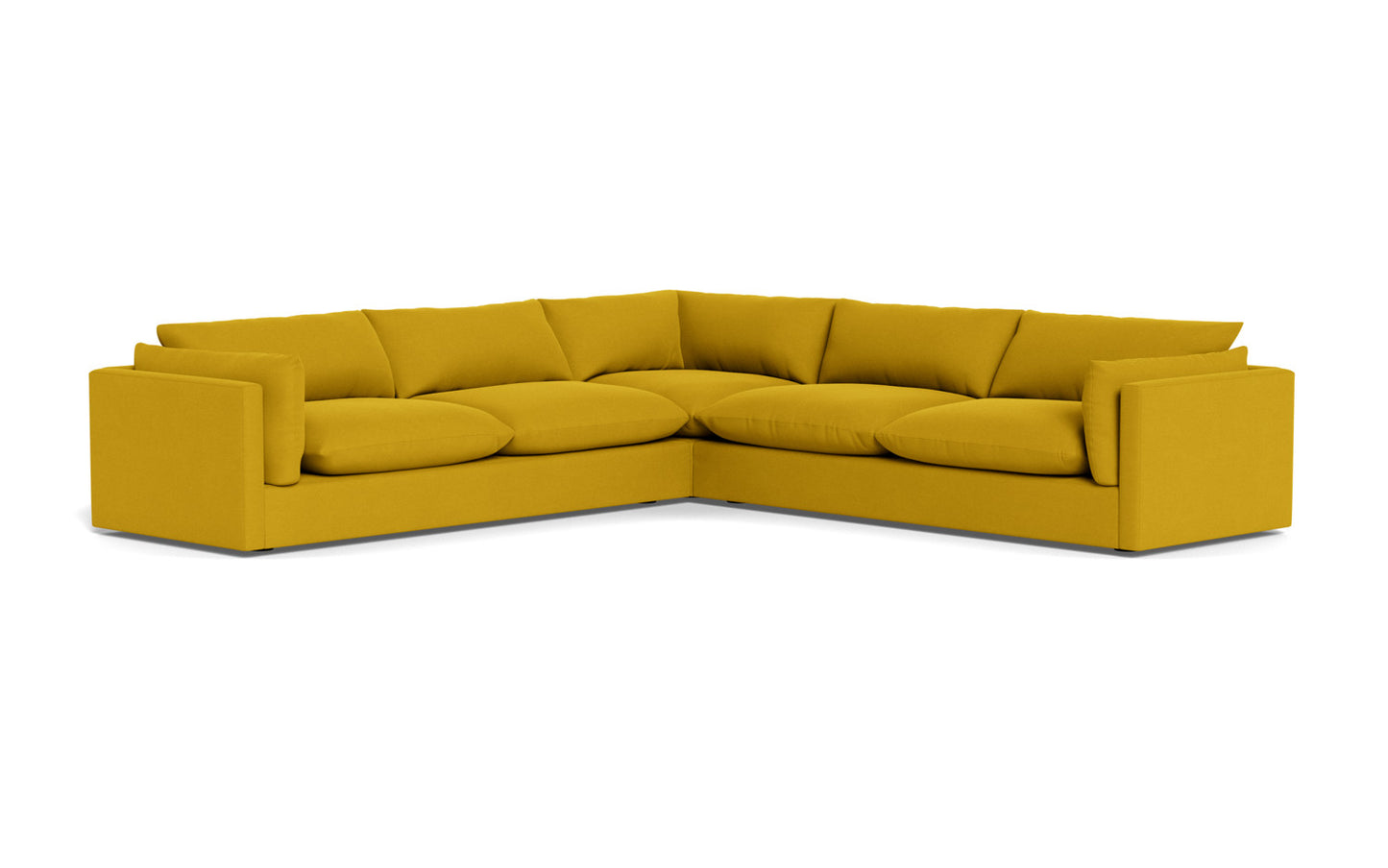 SoCo 124" Corner Sectional - Sorrento Sunflower