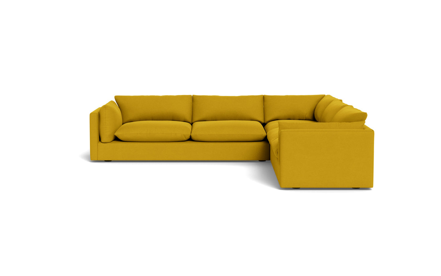 SoCo 124" Corner Sectional - Sorrento Sunflower