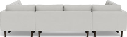 Ladybird 134" U Sectional - Dream Dove