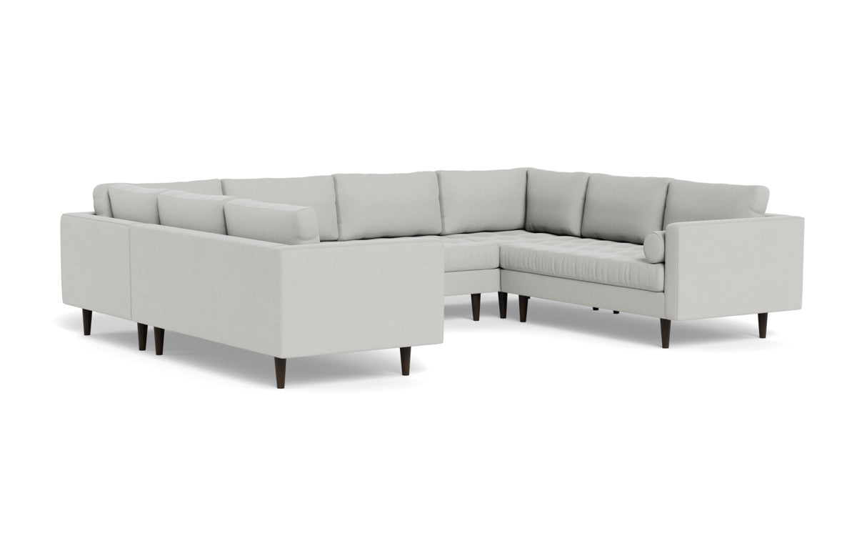 Ladybird 134" U Sectional - Dream Dove