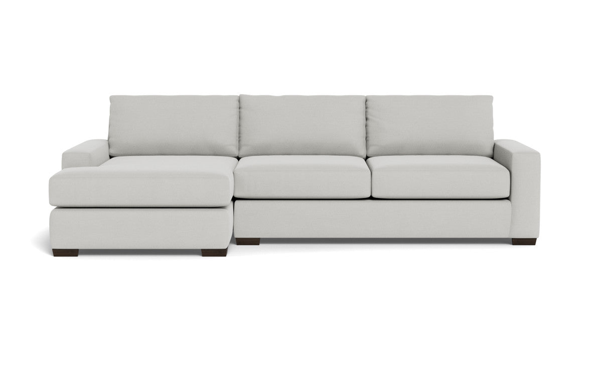 Mas Mesa 123" Deep Left Chaise Sectional - Dream Dove