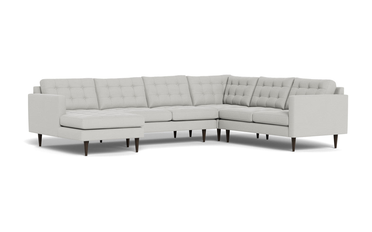 Wallace 131" Corner Sectionals w. Left Chaise - Dream Dove
