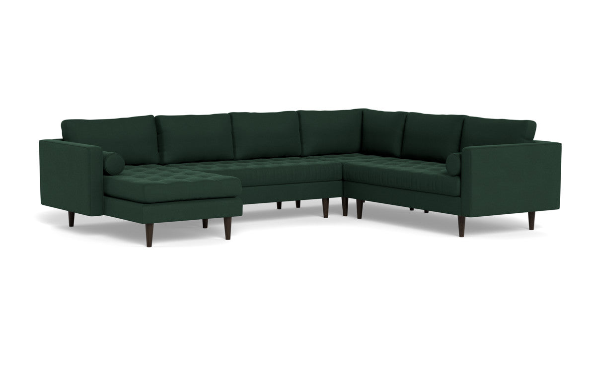 Ladybird 133" Corner Sectional with Left Chaise - Dream Forest