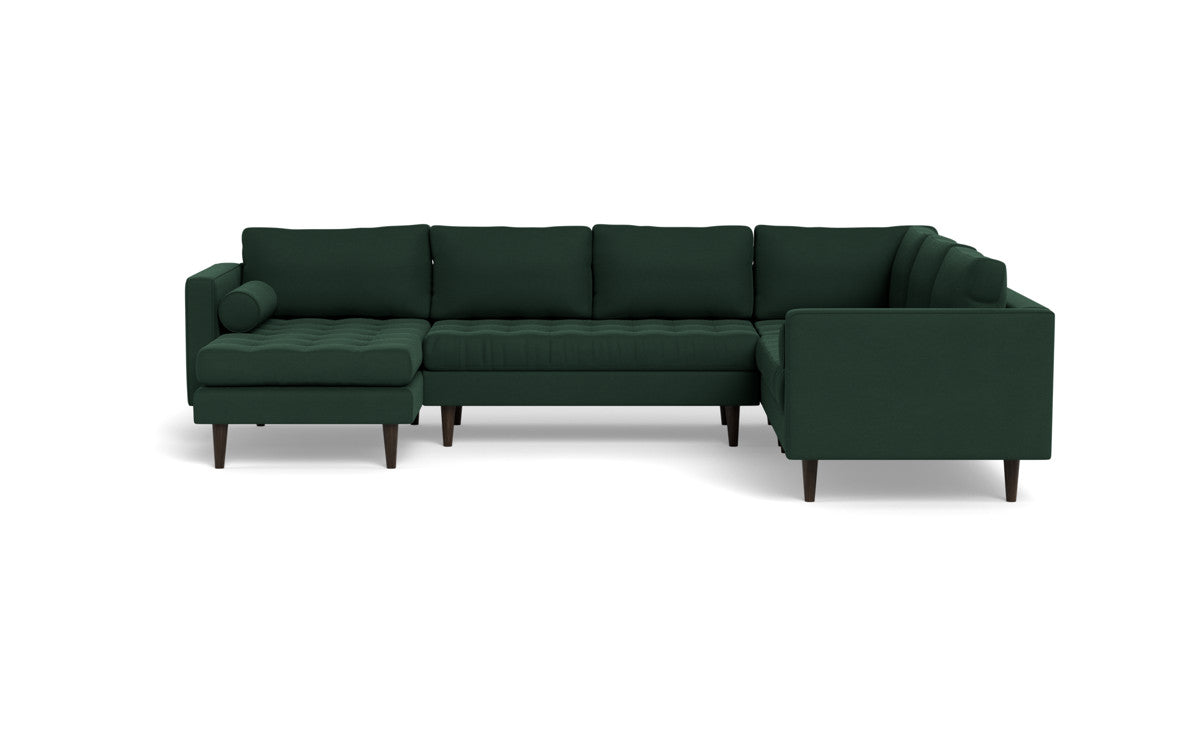 Ladybird 133" Corner Sectional with Left Chaise - Dream Forest