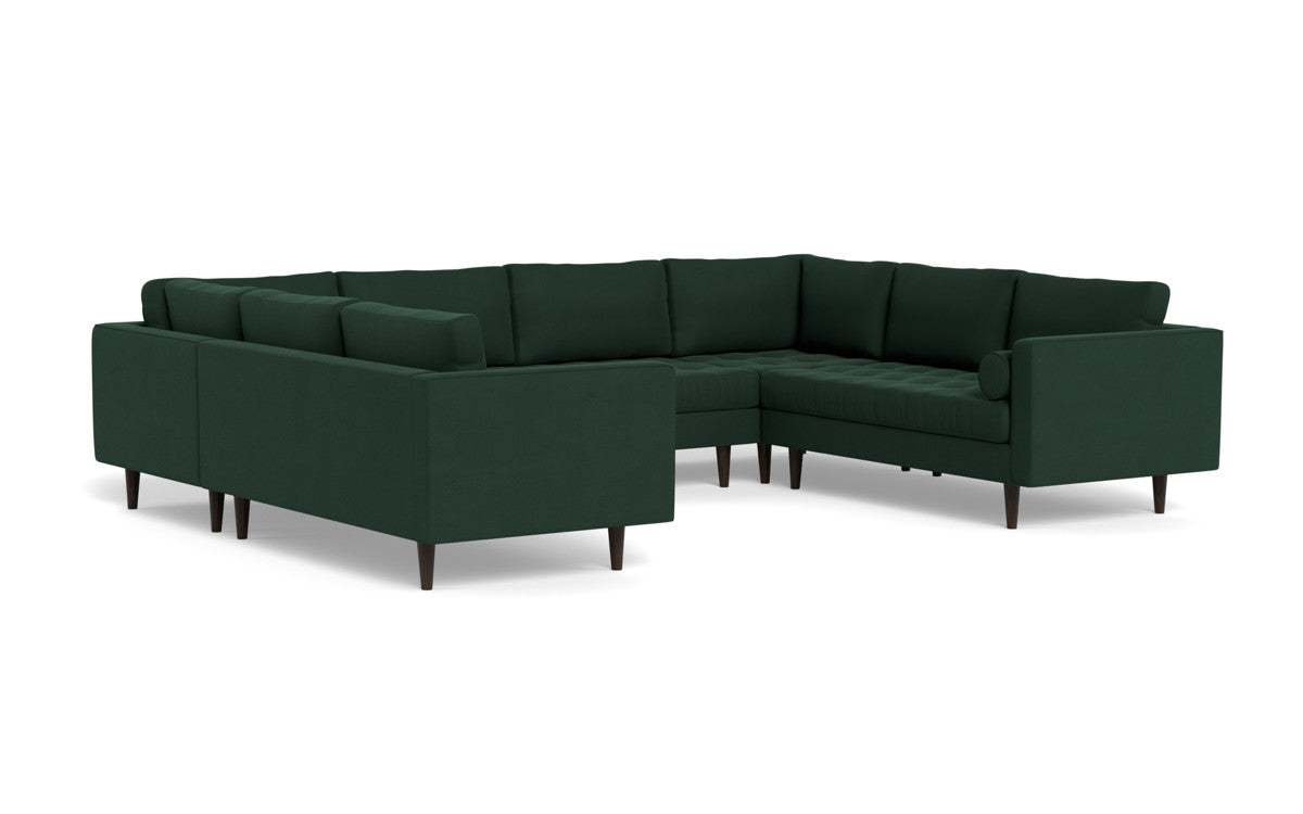 Ladybird 134" U Sectional - Dream Forest