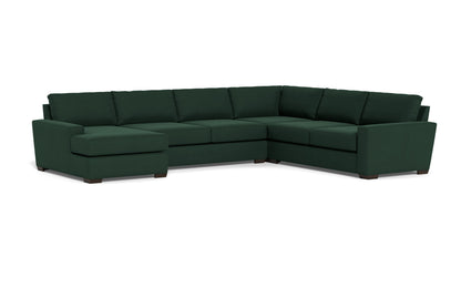 Mas Mesa 162" Deep Corner Sectionals w. Left Chaise - Dream Forest