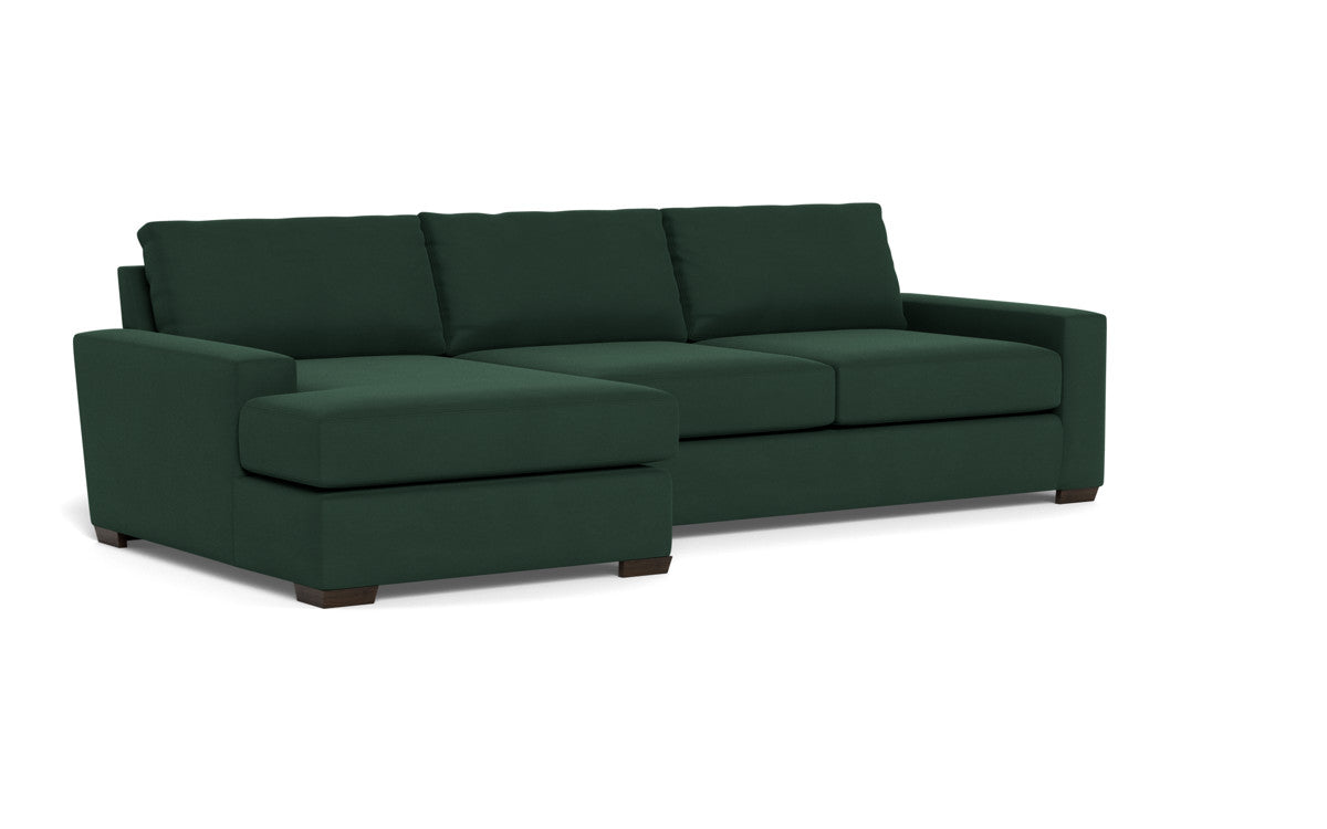 Mas Mesa 123" Deep Left Chaise Sectional - Dream Forest