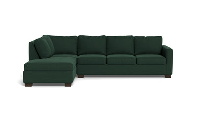 Track 121" Left Chaise Sectional - Dream Forest