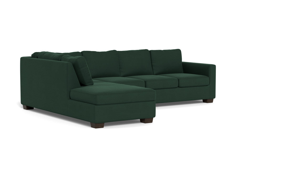 Track 121" Left Chaise Sectional - Dream Forest
